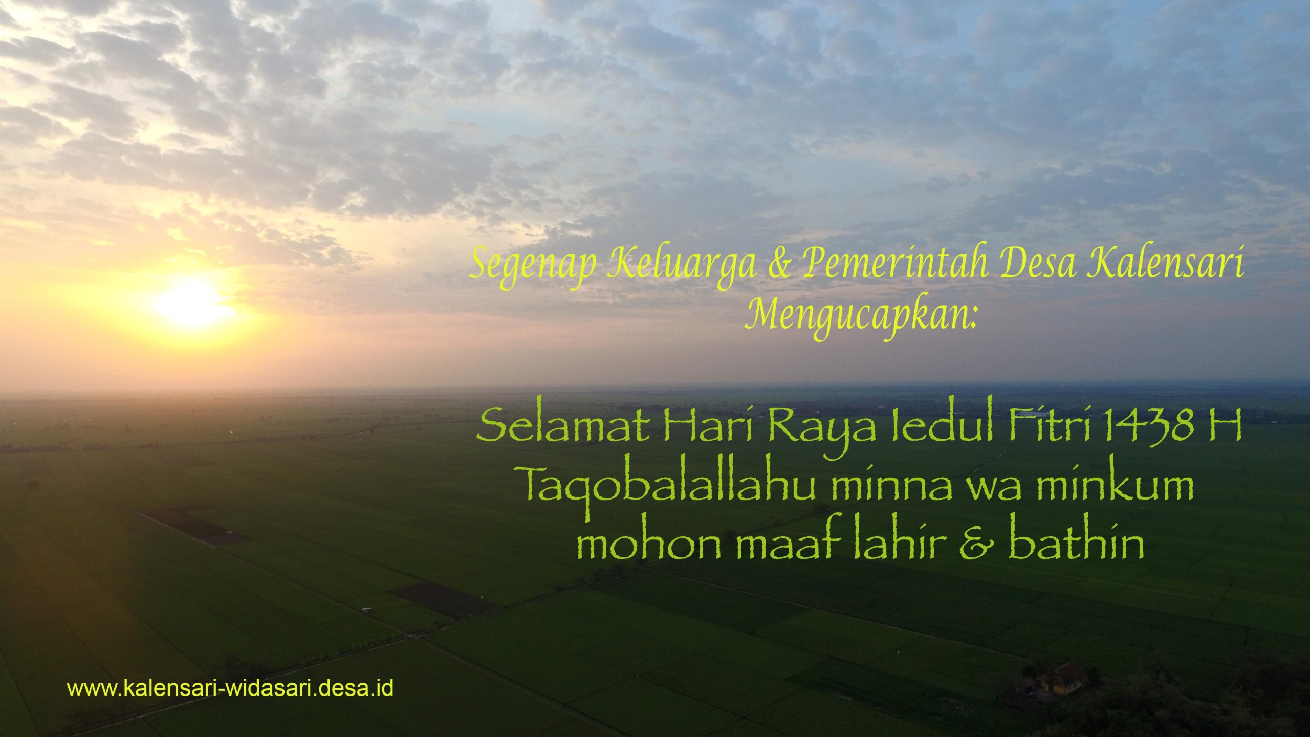 Selamat Hari Raya Iedul Fitri 1438 H