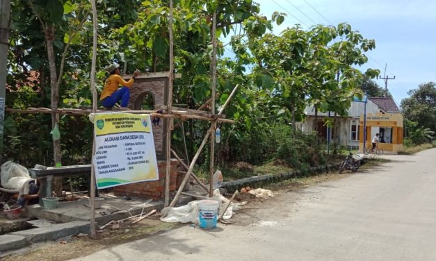 GAPURA BATAS RT DAN RW